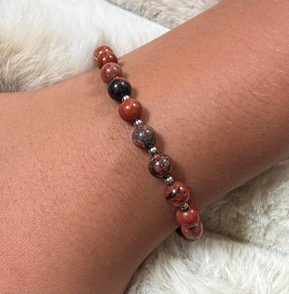 Red Jasper Grounding Bracelet
