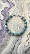 Aquamarine Jade Clarity Bracelet