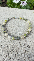 Moss Agate Growth Bracelet