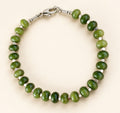 Olive Jade Good Luck Bracelet